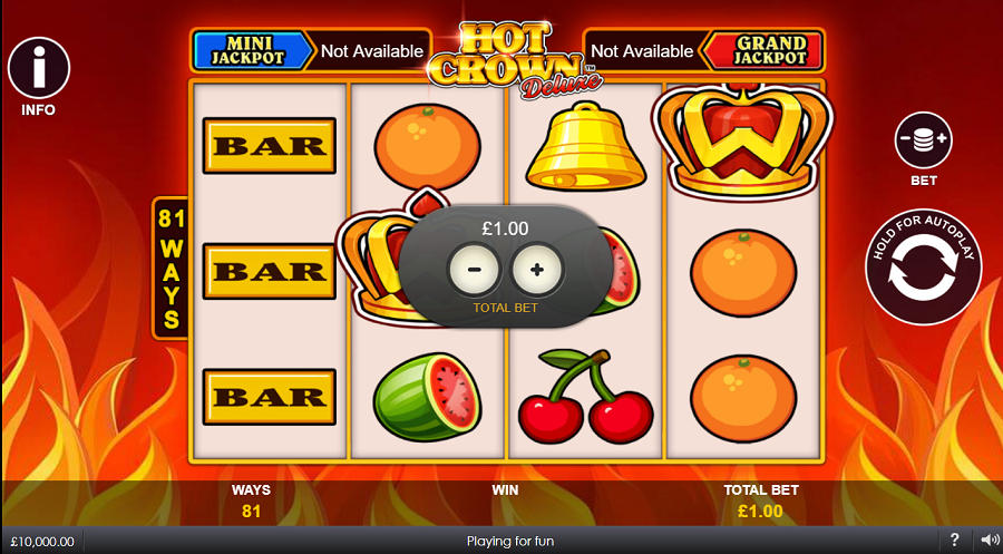 Hot Crown Deluxe Slot - partycasino
