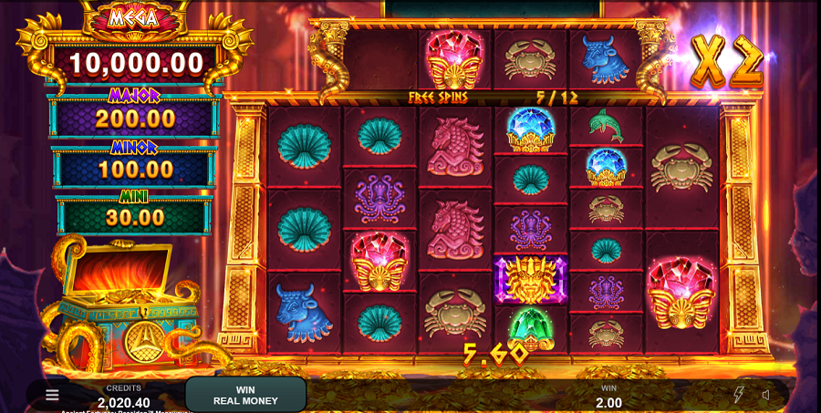 Ancient Fortunes Poseiden Megaways Bonus - partycasino