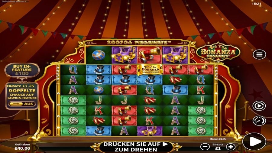 Big Top Bonanza Megaways Slot De - partycasino