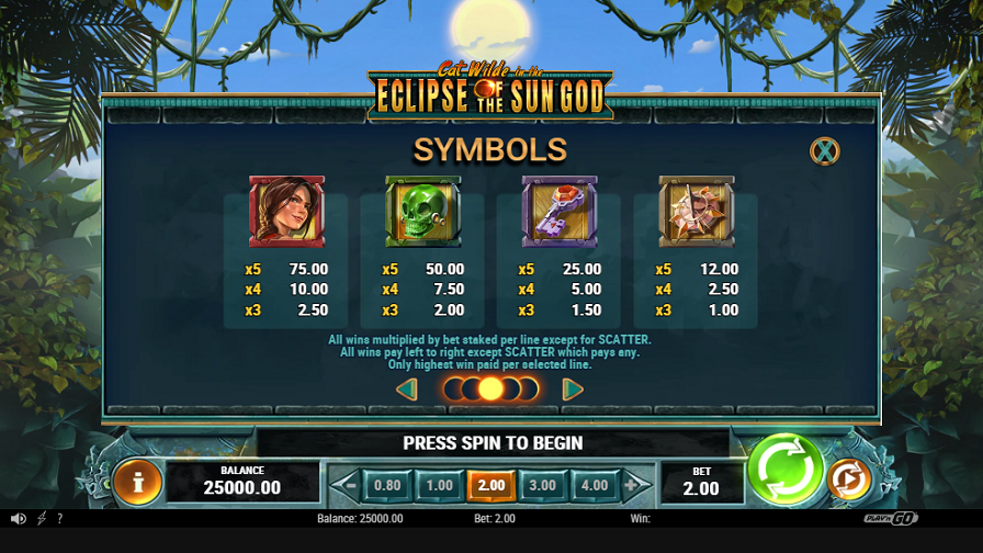 Cat Wilde In The Eclipse Of The Sun Feature Symbols 2 - partycasino