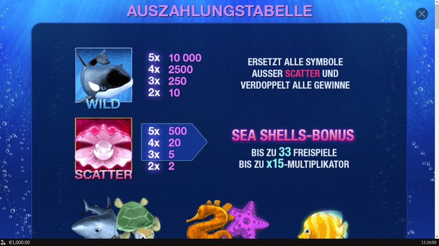 Great Blue Feature Symbols De - partycasino