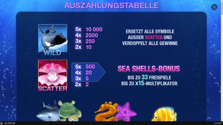 Great Blue Feature Symbols De - partycasino