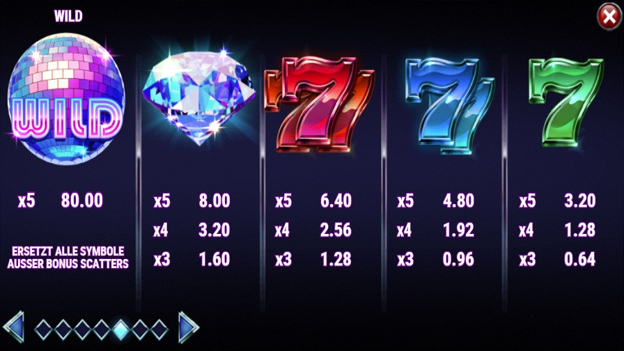 Disco Diamonds Feature Symbols De - partycasino