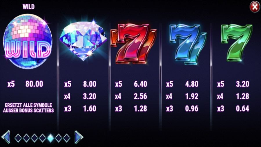 Disco Diamonds Feature Symbols De - partycasino