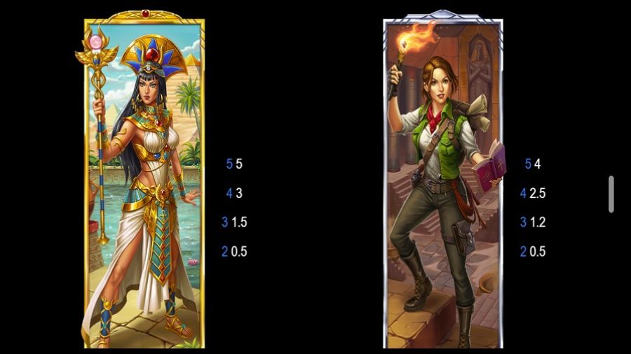 4 Secret Pyramids Feature Symbols Eng - partycasino