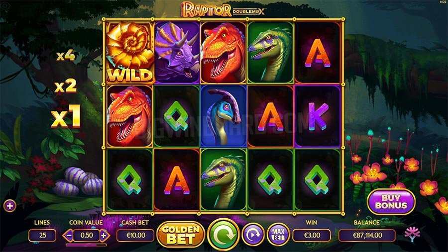 Raptor Doublemax Slot Base - partycasino