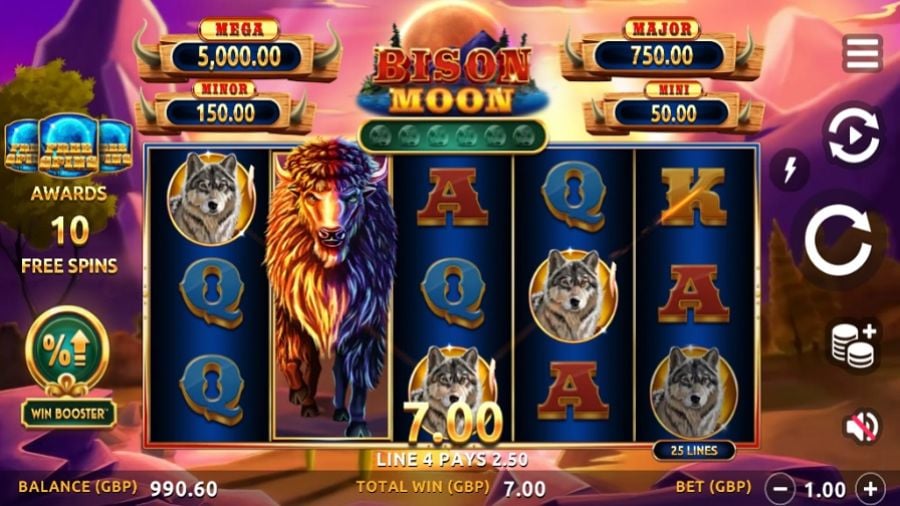 Bison Moon Bonus Eng - partycasino