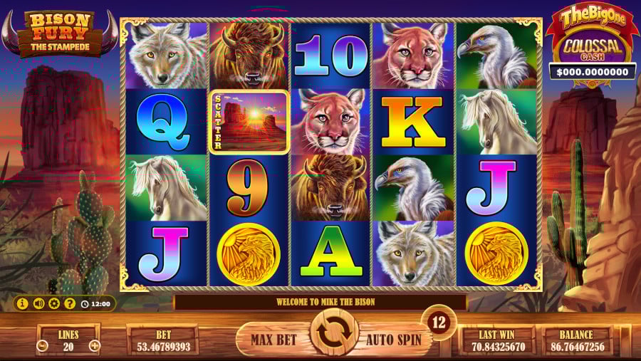 Bison Fury The Stampede Main Game - partycasino