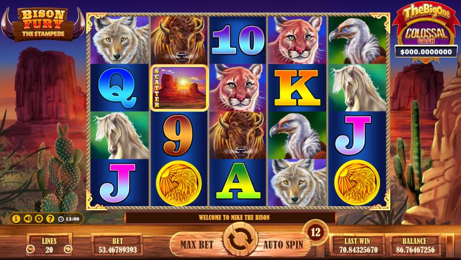 Bison Fury The Stampede Main Game - partycasino