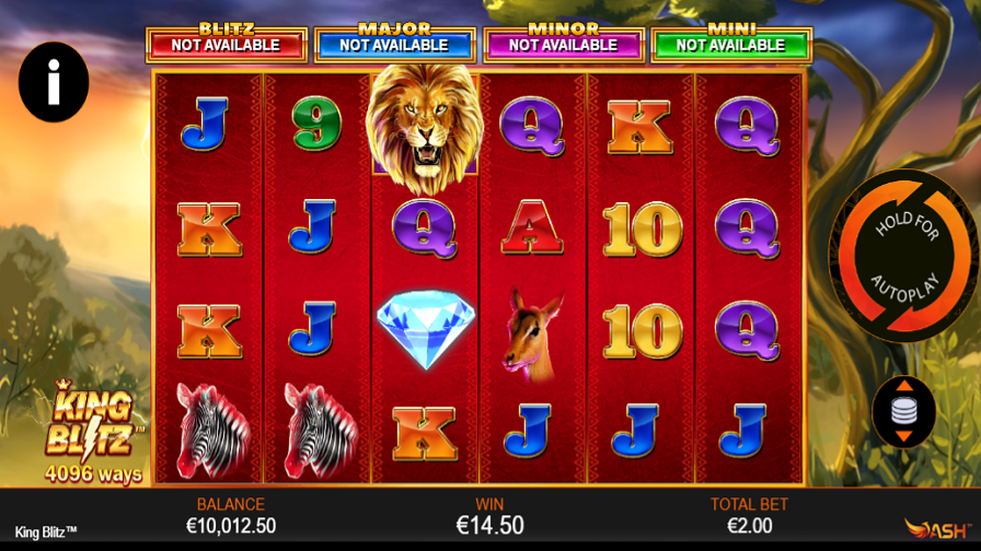 King Blitz Bonus - partycasino