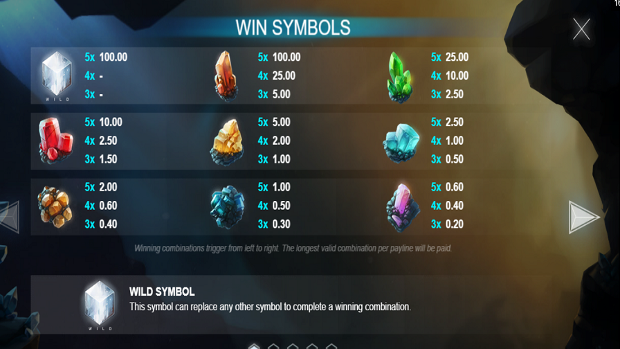 Crystal Rift Feature Symbols - partycasino