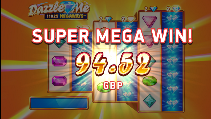 Dazzle Me Megaways Bonus - partycasino