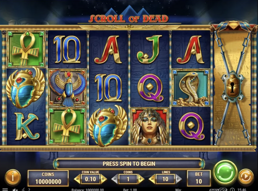 Scroll Of Dead Main - partycasino