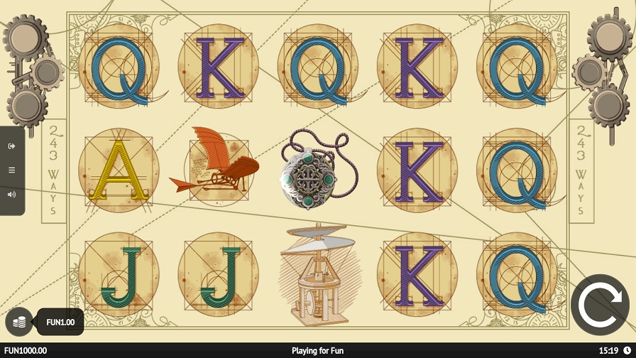 The Da Vinci Device Slot Eng - partycasino