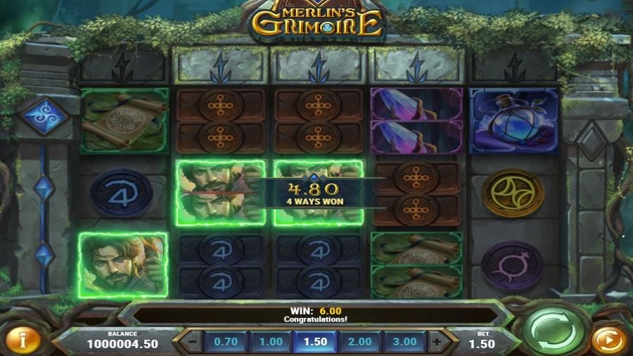 Merlins Grimoire Bonus Eng - partycasino