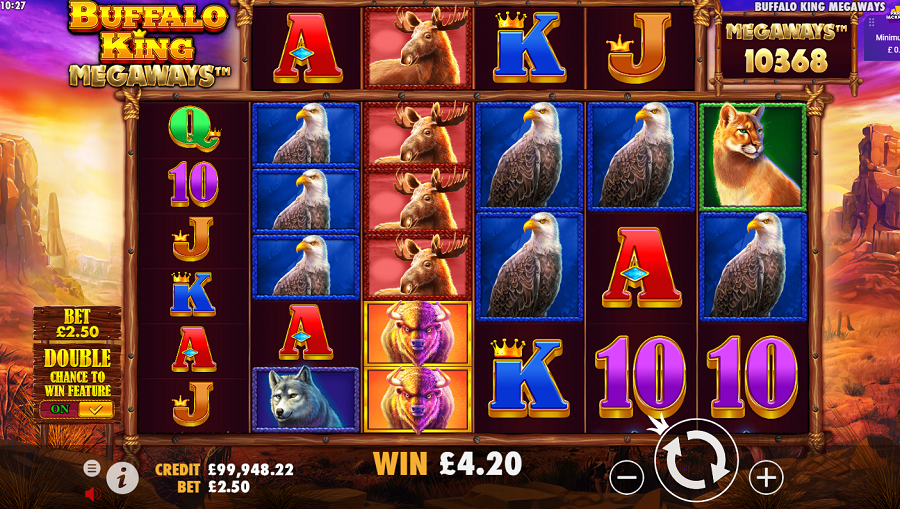 Buffalo King Megaways Bonus - partycasino