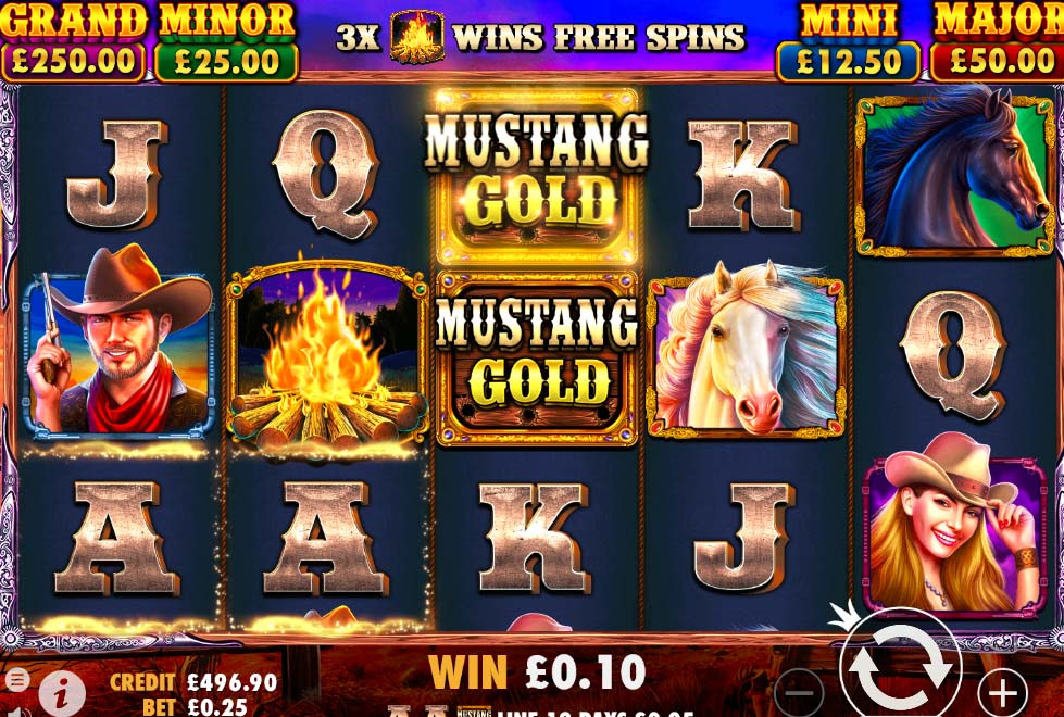 Mustang Gold Win - partycasino