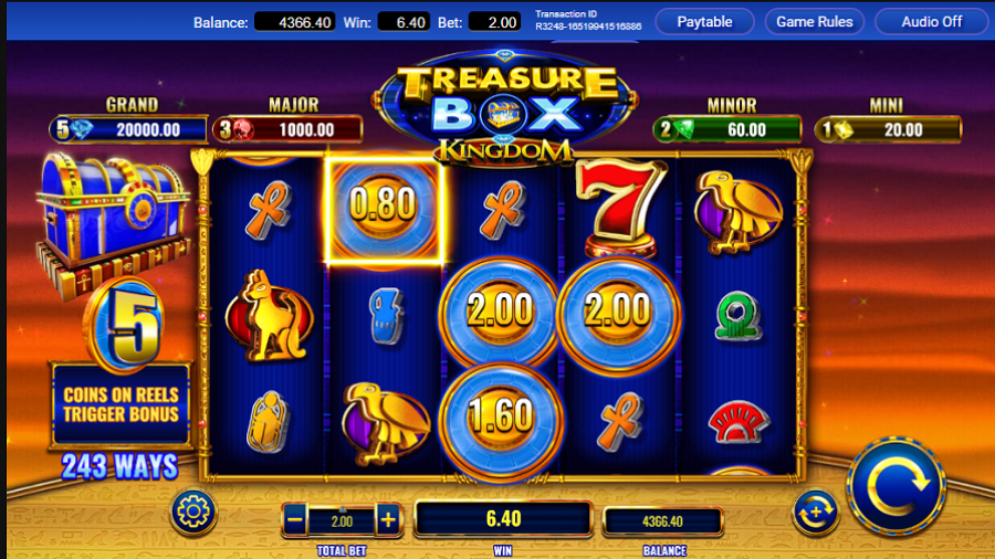 Treasure Box Kingdom Bonus - partycasino