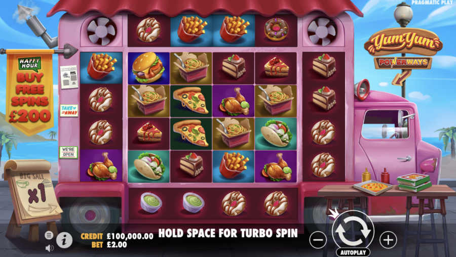 Yum Yum Powerways Main - partycasino