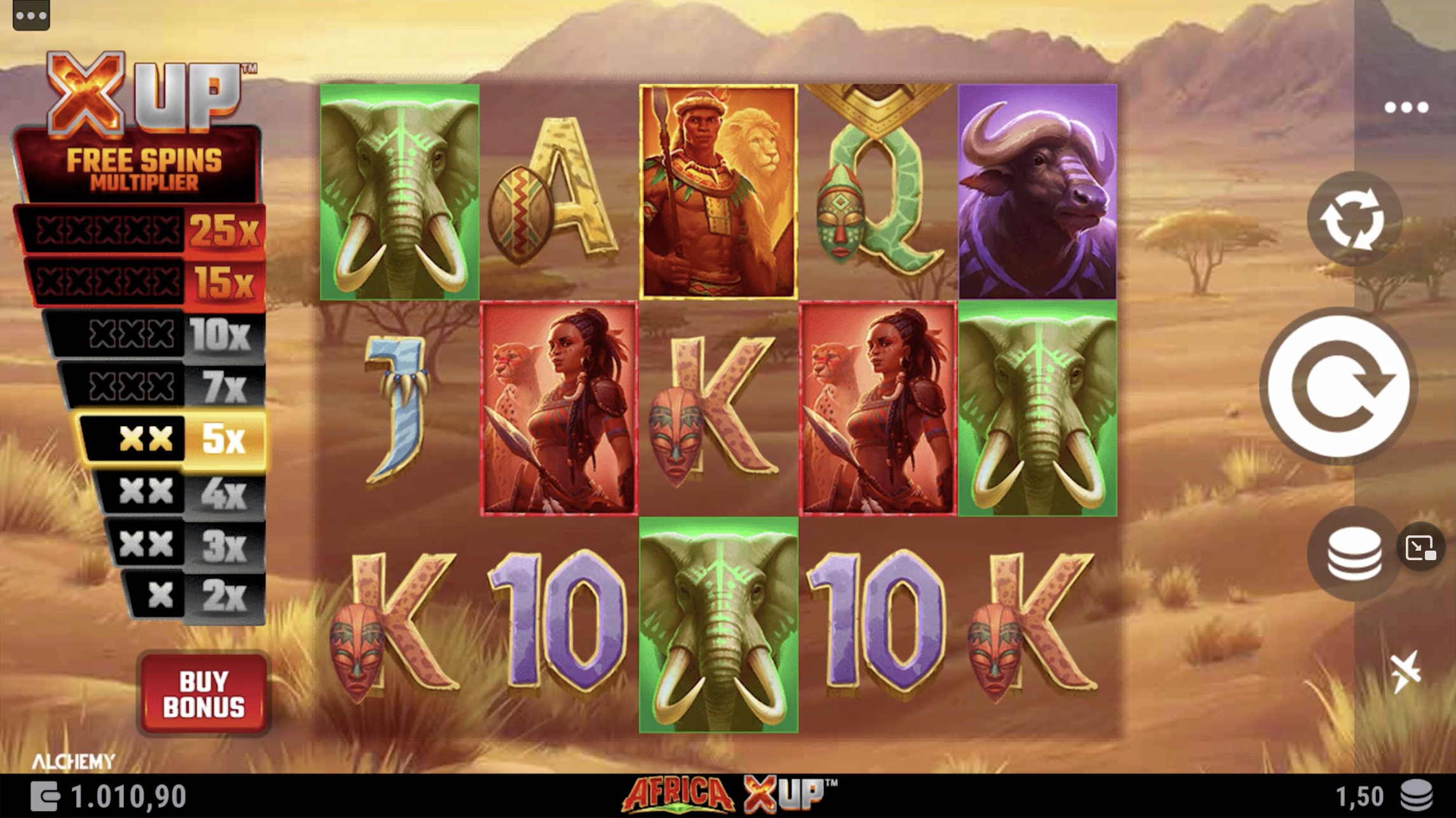 Africax Up Slot Lobby - partycasino