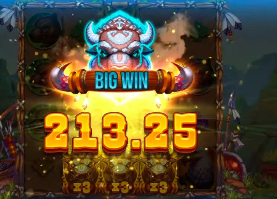 Bison Battle Bonus Game - partycasino