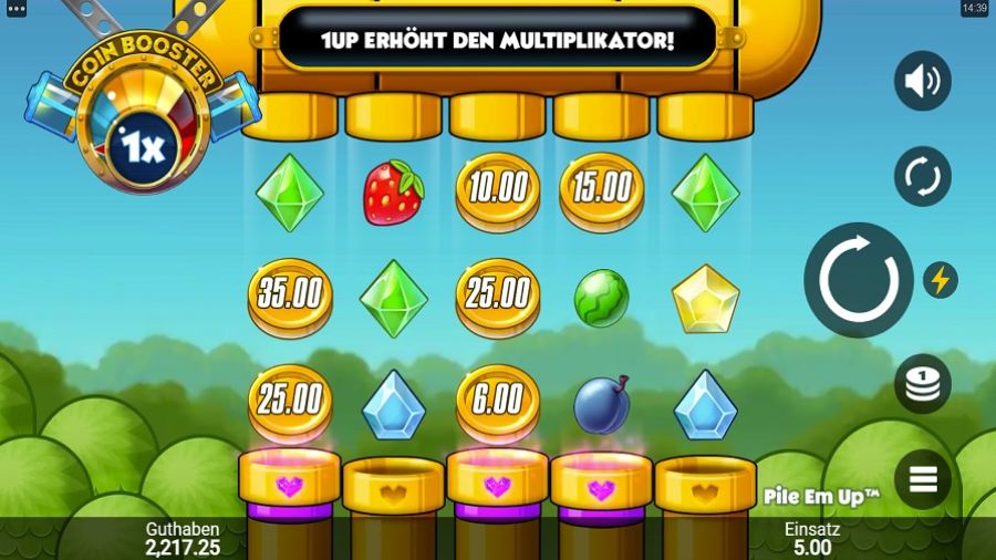 Pile Em Up Slot De - partycasino