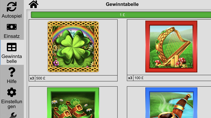 Lock O The Irish Scratchcard Symbols De - partycasino