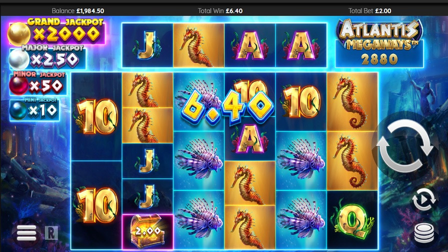 Atlantis Megaways Bonus - partycasino