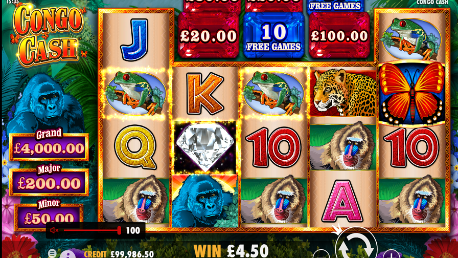 Congo Cash Bonus - partycasino