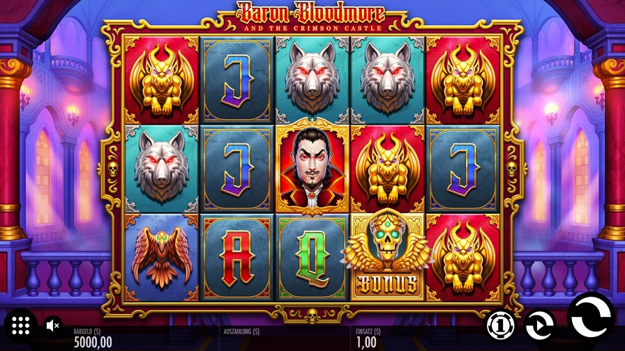 Baron Bloodmore And The Crimson Castle Slot De - partycasino