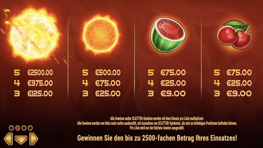 Inferno Star Symbols De - partycasino