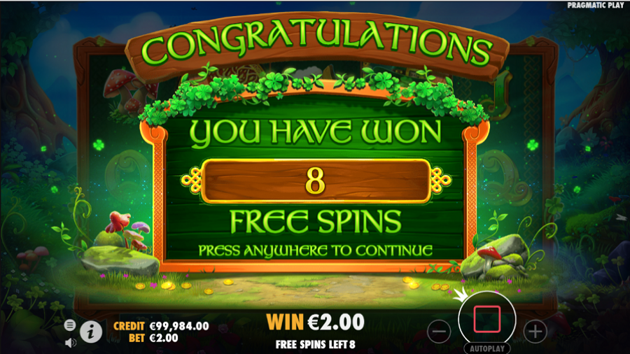 Clover Gold Free Spins Bonus - partycasino