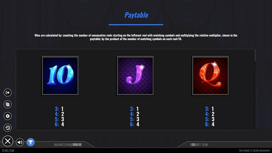 The Choice Is Yours Megaways Feature Symbols Eng - partycasino
