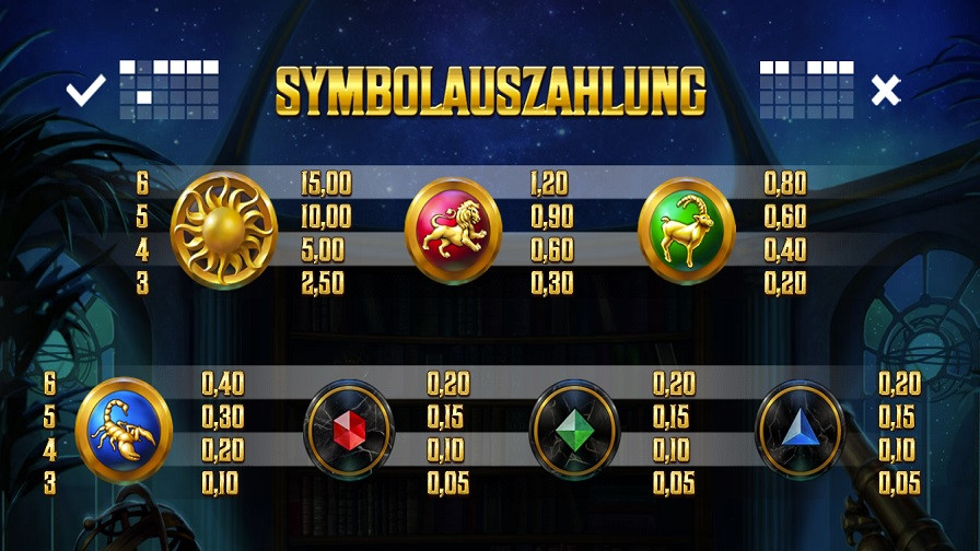 Cygnus 2 Feature Symbols De - partycasino