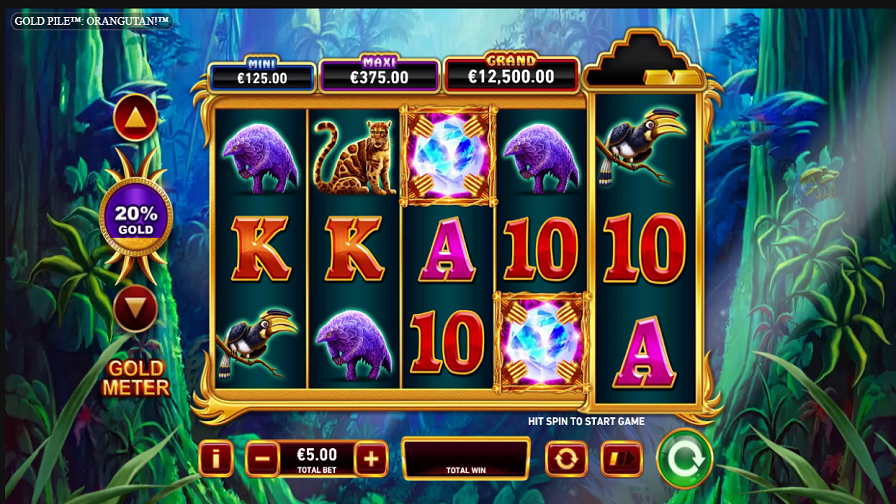 Gold Pile Orangutan Slot - partycasino