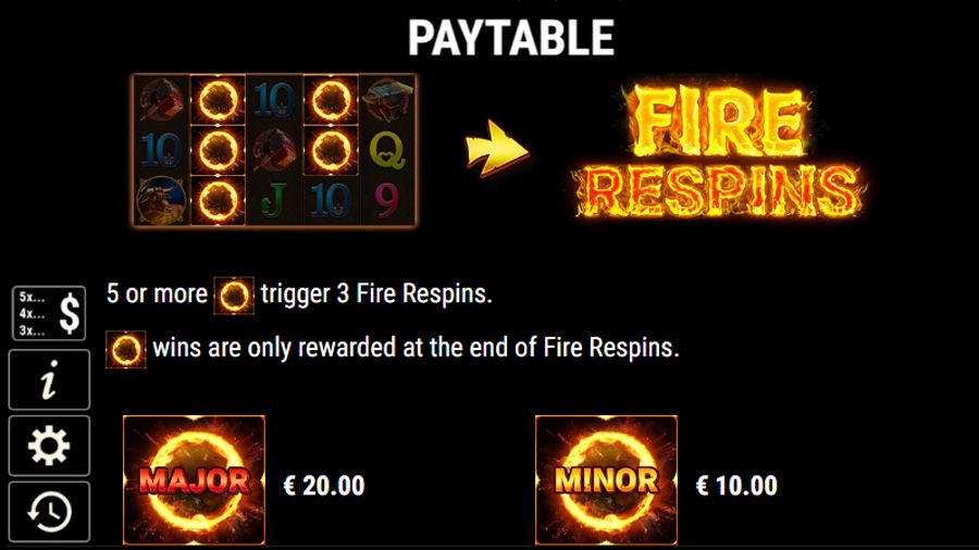 Divine Fire Symbols - partycasino