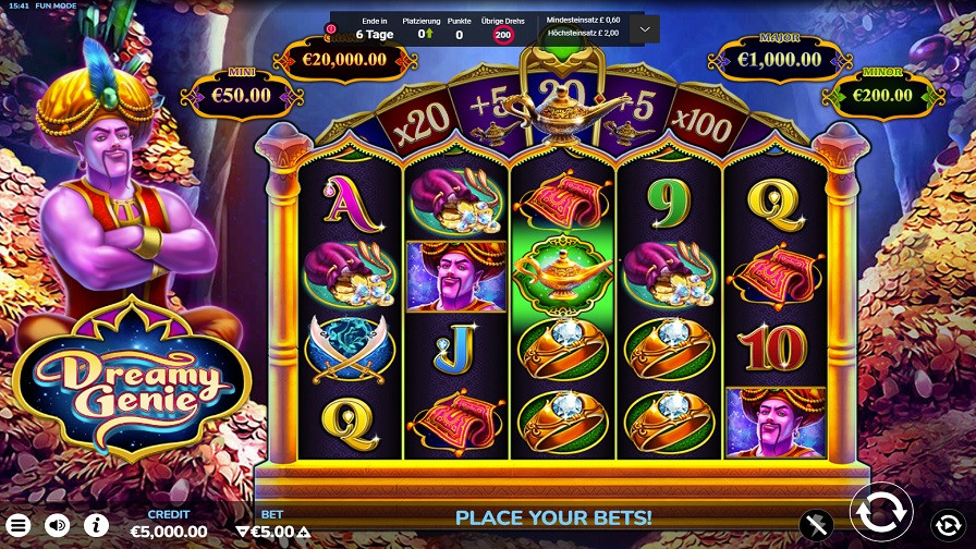 Dreamy Genie Slot De - partycasino