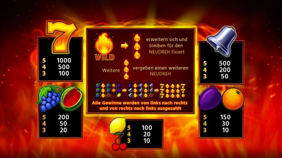 Triple Flame Feature Symbols De - partycasino