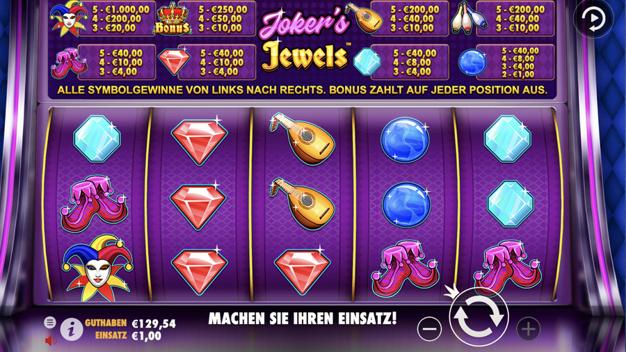 Jokers Jewels De - partycasino
