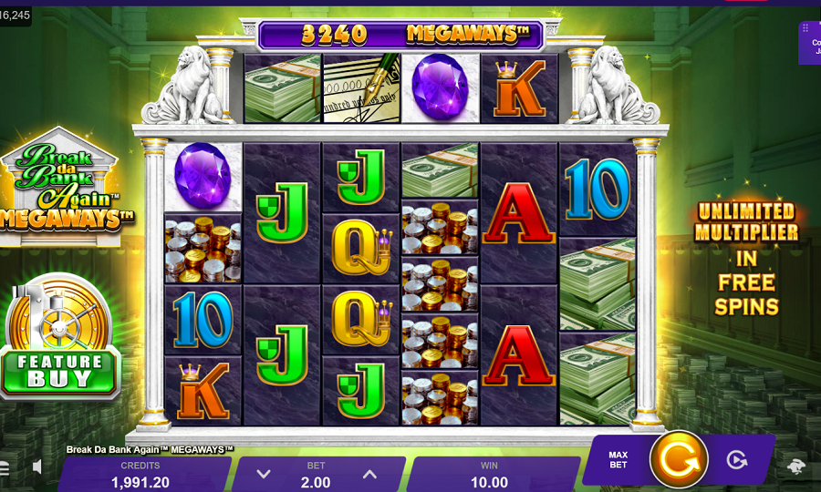 Break Da Bank Again Megaways Bonus - partycasino