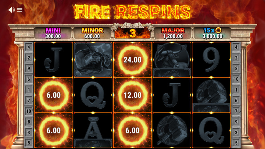 Divine Fire Bonus - partycasino