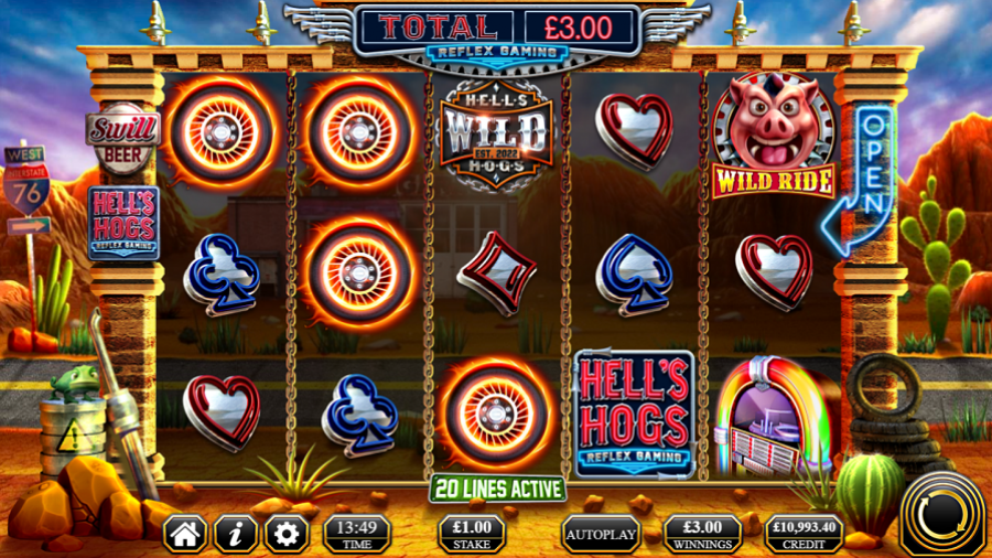 Hells Hogs Bonus - partycasino
