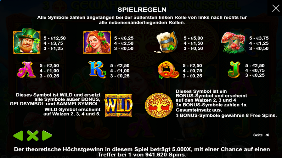 Clover Gold Feature Symbols De - partycasino