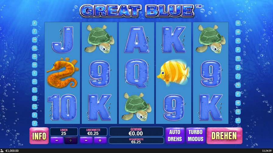 Great Blue Slot De - partycasino