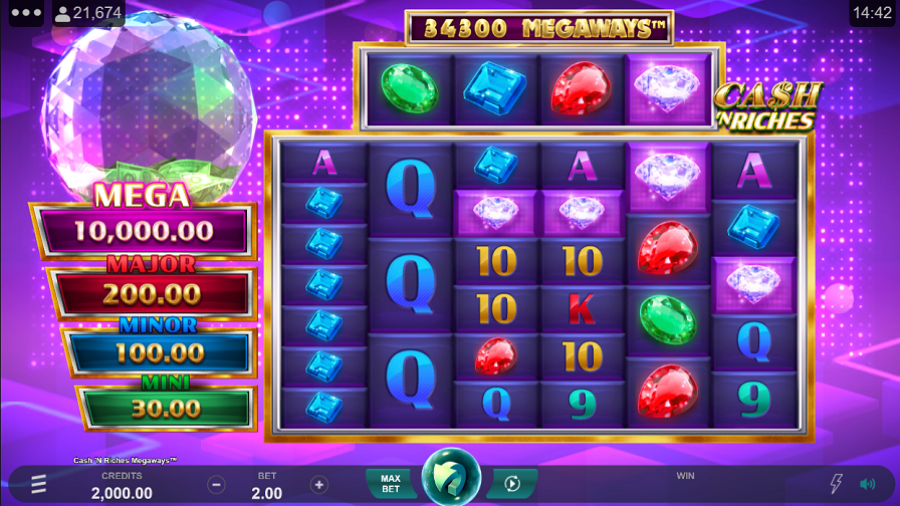 Cash N Riches Megaways - partycasino