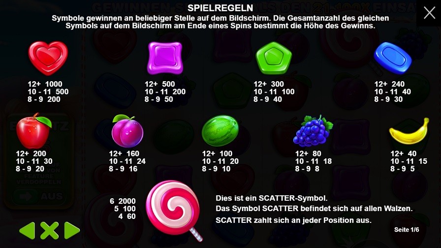 Sweet Bonanza Feature Symbols De - partycasino