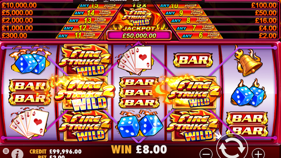 Fire Strike 2 Bonus - partycasino