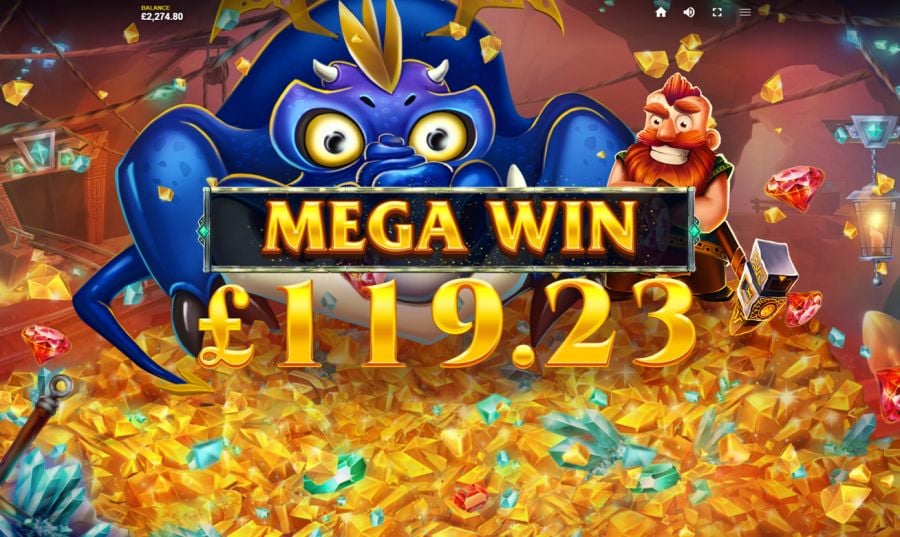 Treasure Mine Power Reels Big Win - partycasino