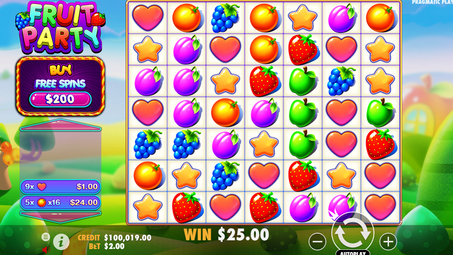 Fruit Party Bonus - partycasino-canada
