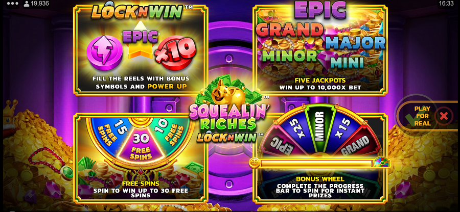 Squealin Riches Slot - partycasino-canada
